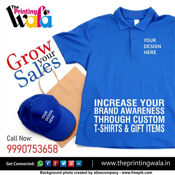 Custom Staff T shirt Printers Wholesalers in Delhi