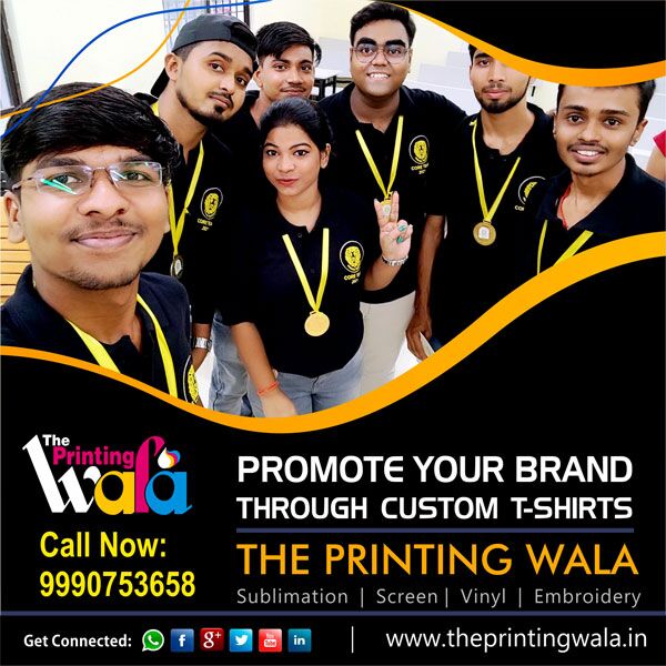 Custom Staff T shirt Printers Wholesalers in Delhi